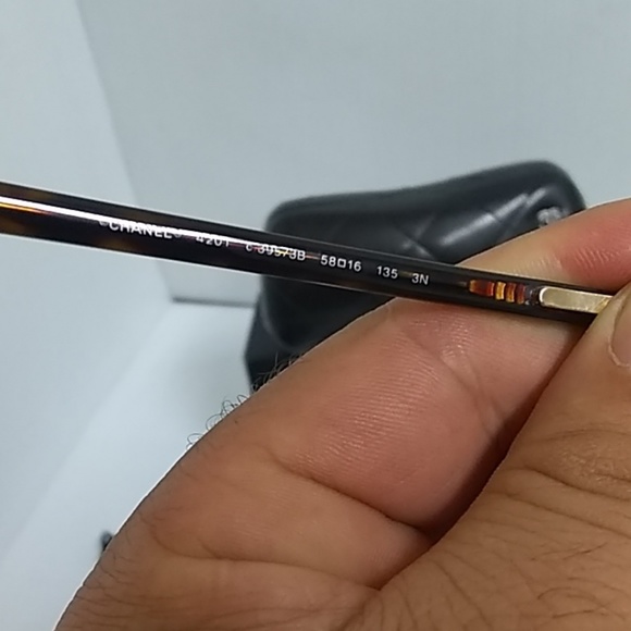 Chanel sunglasses 4201unisex gold frame brown lens - Picture 6 of 8